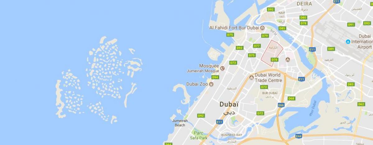 Karama Dubai mapu