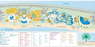 Mapa je Atlantida Dubai