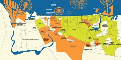 Dubai mapu ostrvima