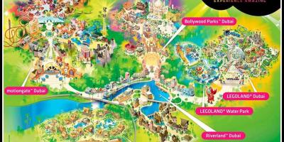 Dubai parkova i odmarališta lokaciju mapu