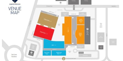 Mapa Dubai tržnom centru parking