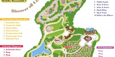Mapa Otkriće Vrtovima Dubai