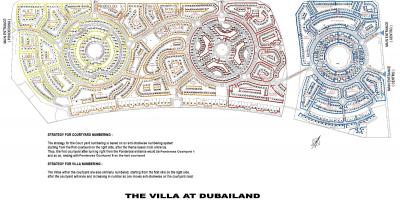 Vile Dubai lokaciju mapu